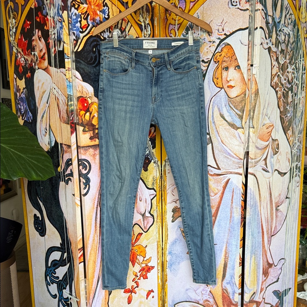 Frame Women's Light Blue Skinny Jeans